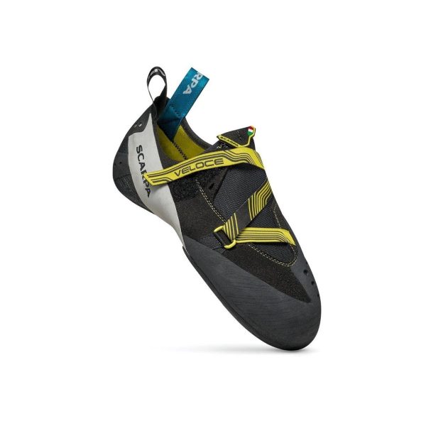 Scarpa Mens Veloce (Sort (BLACK/YELLOW) 39)