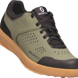 Scott MTB Shr-Alp Flat Lace Cykelsko - Moss Green/Black