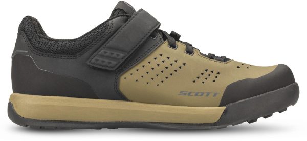 Scott MTB Shr-alp Lace Strap Cykelsko - Black/Fir Green