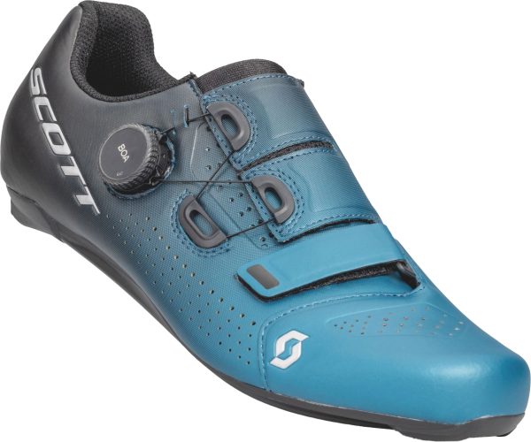 Scott Road Team BOA Cykelsko - Black Fade/Metallic Blue