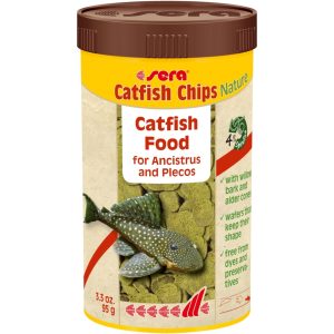 Sera Catfish Chips Nature, Akvariefisk, Tør Fiskefoder, Sprød, Vitamin A, Vitamin B1, Vitamin B2, Vitamin C, Vitamin D3, Vitamin E, Stor, 31,2%