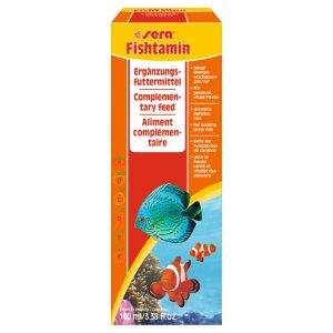 Sera Fishtamin, Akvariefisk, Frozen Fish Food, Sprød, Vitamin A, Vitamin B, Vitamin B12, Vitamin B2, Vitamin B6, Vitamin C, Vitamin D3, Vitamin E,...