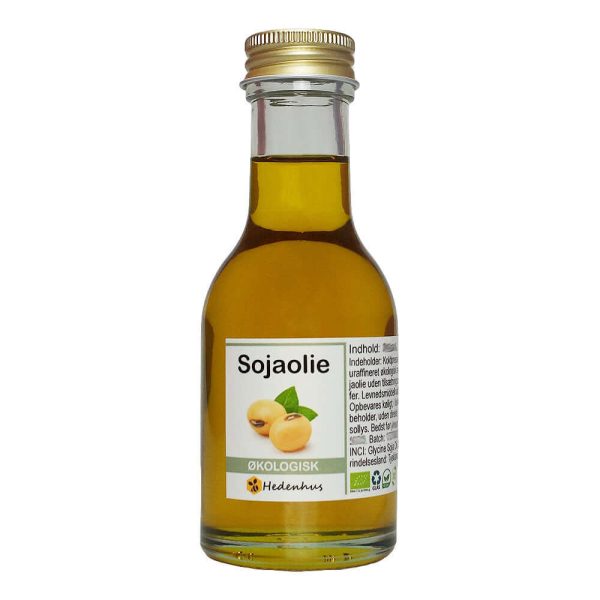 Sojaolie - Økologisk - Koldpresset & Uraffineret - 1 liter