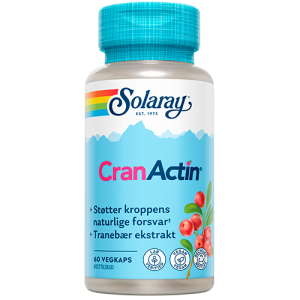 Solaray CranActin Tranebærekstrakt 400 mg (60 tabletter)