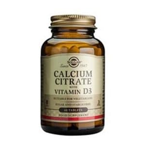 Solgar Calcium Citrate Vitamin D3 (60 tabs)