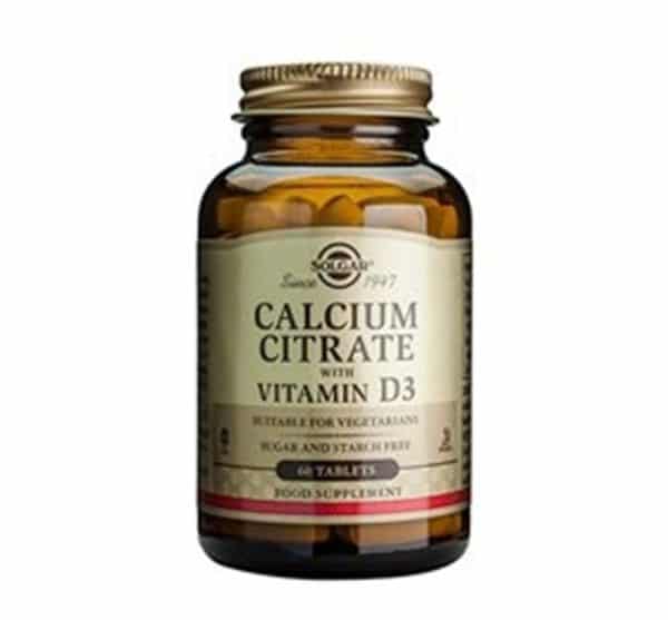 Solgar Calcium Citrate Vitamin D3 (60 tabs)