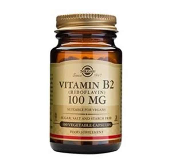 Solgar Riboflavin Vitamin B2 100 mg (100 kaps)