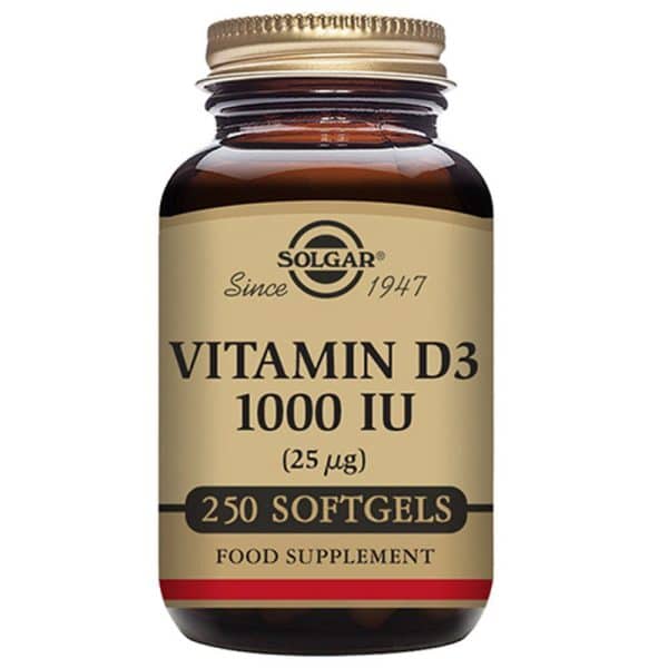 Solgar Vitamin D3 25ug (250 kap)