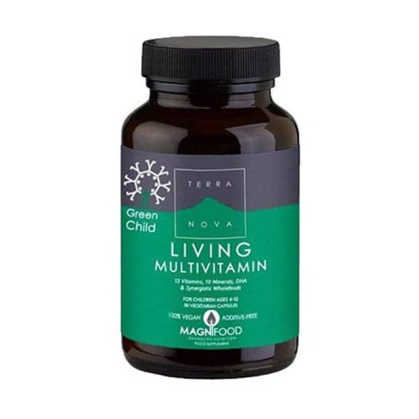 Terranova Living multivitamin green child (50 kap)