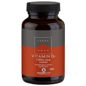 Terranova Vitamin D3 2000 IU (50 kap)