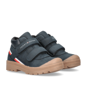 Tommy Hilfiger Mid Cut Sko, Blue - Børnesko - Legekammeraten.dk