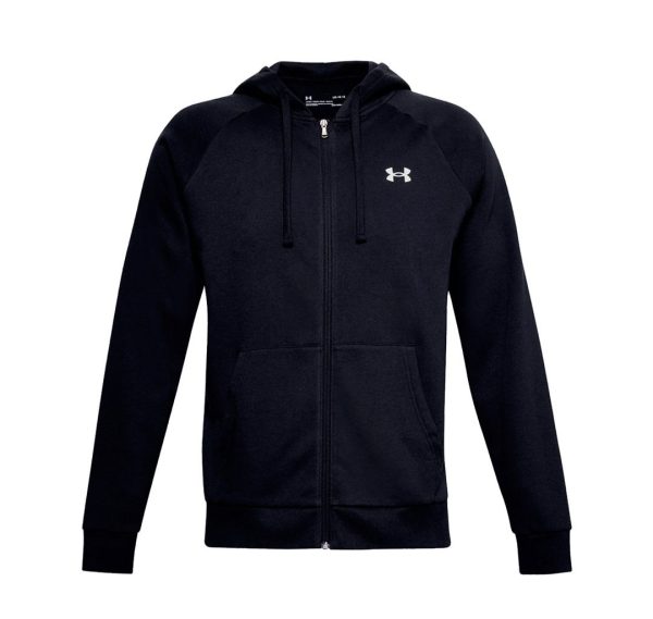 Under Armour Rival Cotton Hoodie Herre, sort