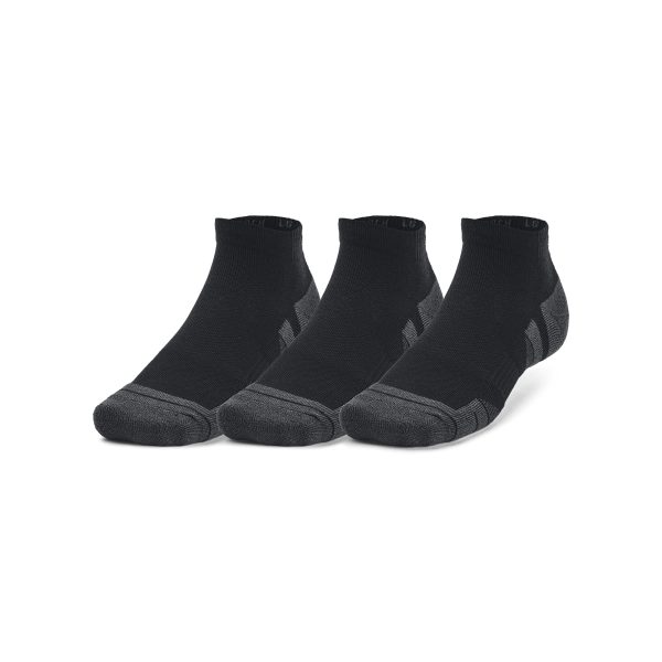 Under Armour Sokker - Performance Tech Low Cut Socks 3-Pak - Black L