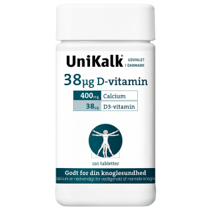 UniKalk 38 Âµg D-vitamin (120 kaps)