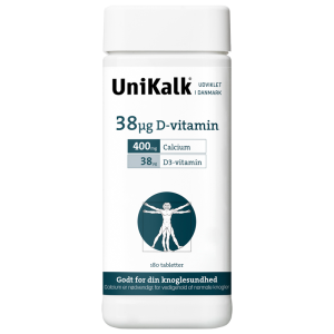 UniKalk 38 µg D-VITAMIN (180tab)