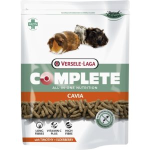 Versele-Laga Cavia Complete, Snack, 500 G, Marsvin, Vitamin A, Vitamin C, Vitamin D3, Vitamin E, Kobber, Jod, Jern, Mangan, Selenium, Zink, 14%