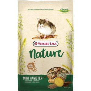 Versele-Laga Mini Hamster Nature, Snack, 400 G, Hamster, Vitamin A, Vitamin D3, Vitamin E, 16,5%, 7,5%