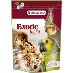 Versele-Laga Parrots Exotic Light Mix 750G, Frø, 750 G, Parrot, Vitamin A, Vitamin D3, Vitamin E, Protein 14%, Fat Content 16.50%, Crude Fiber 13.5%,