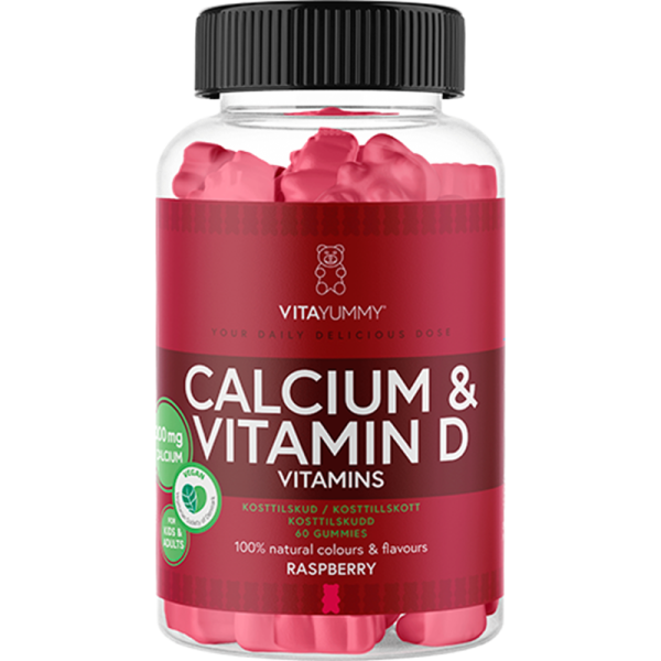 VitaYummy Calcium + D Vitamin Gummies (60 stk)