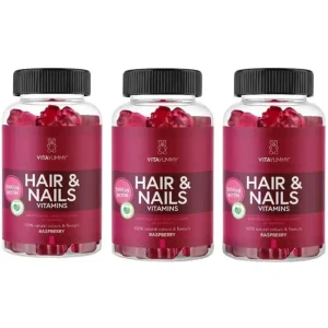 VitaYummy Hair & Nails Vitaminer 3 x 60 Pieces