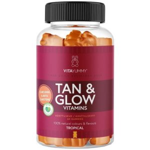 VitaYummy Tan & Glow Vitamins 60 Pieces (Bemærk udløbsdato)