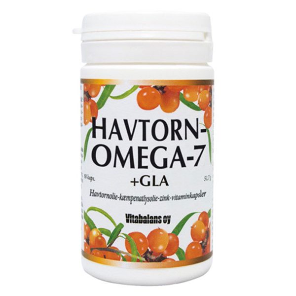 Vitabalans Havtorn-Omega-7 + GLA (60 kapsler)