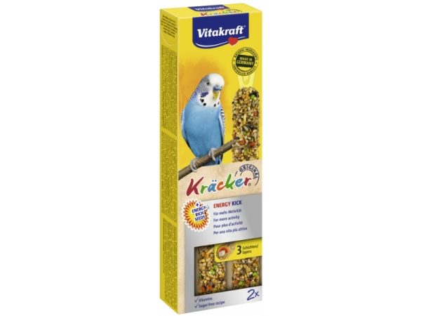 Vitakraft 21292, Frø, 60 G, Parakit, Vitamin A, Vitamin D3, Grain Seeds (Hemp Seed 4.2%, Linseed 3.8%, Niger Seed 1.5%) Minerals Vegetable By-Product