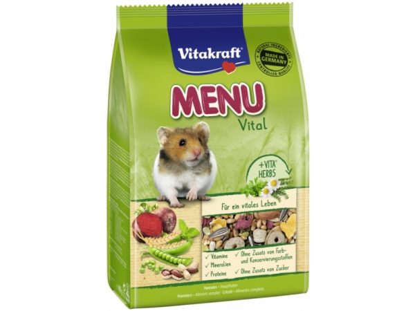 Vitakraft 25585, Hø, 400 G, Hamster, Vitamin A, Vitamin D3