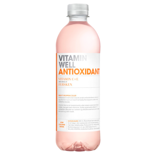 Vitamin Well Antioxidant - Fersken (500 ml)