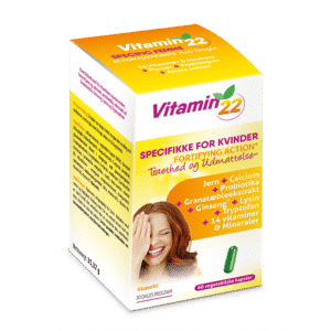 Vitamin22 Specielt Til Kvinder (60 kaps)