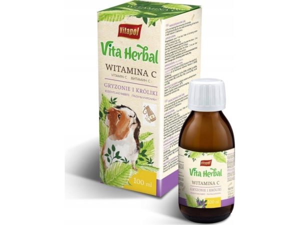 Vitapol Vita Herbal For Rodents And Rabbits, Vitamin C 100Ml