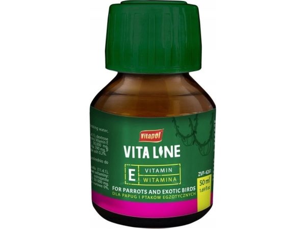 Vitapol Vitaline E-Vitamin Til Eksotiske Fugle 50Ml