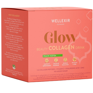 Wellexir Glow Beauty Drink - Peach Ice Tea (30 breve)