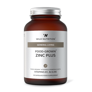 Wild Nutrition Food-Grown Zinc Plus - 30 kaps.