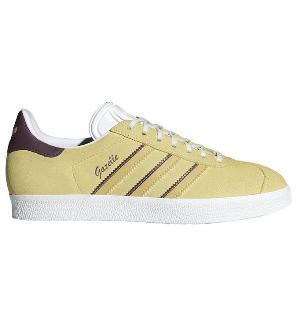 adidas Originals Sko - Gazelle W - Gul/Bordeaux