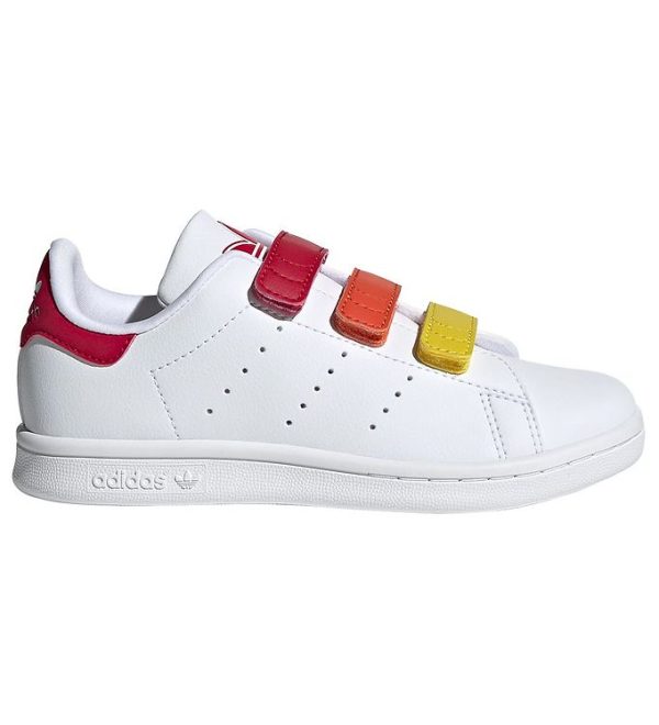 adidas Originals Sko - STAN SMITH CF C - Hvid/Rød