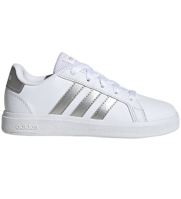 adidas Performance Sko - Grand Court 2.0 K - Hvid/Silver