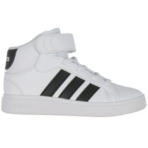 adidas Performance Sko - Grand Court Mid K - Hvid/Sort