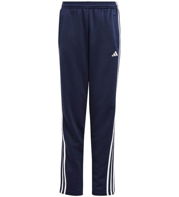 adidas Performance Træningsbukser - U TR-ES 3S - Navy/Hvid