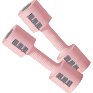 ASG Adjustable Dumbbell Set 5 kg. Pink