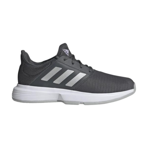 Adidas GameCourt Dame Grey Six/Silver Metallic