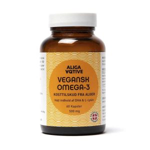 Aliga Aqtive Vegansk Omega-3, 60kap.