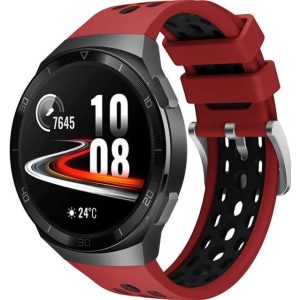 Alogy Rubber Universal Sports Strap Alogy Soft Band For 22Mm Smartwatch. Red And Black