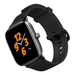 Amazfit Gts 2 Mini - Midnatssort - Smart Ur Med Rem - Silikone - Midnatssort - Display 1.55" - Bluetooth - 19.5 G