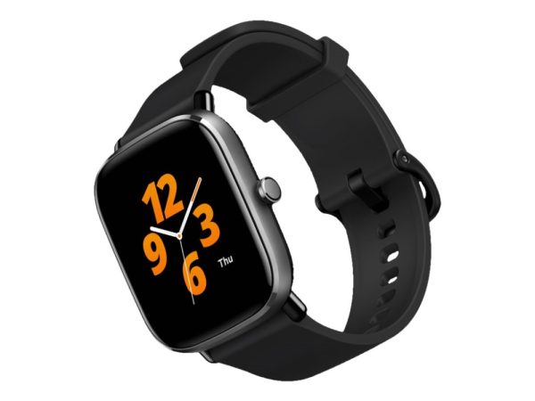 Amazfit Gts 2 Mini - Midnatssort - Smart Ur Med Rem - Silikone - Midnatssort - Display 1.55" - Bluetooth - 19.5 G