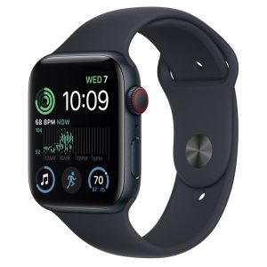 Apple Watch SE (2022) GPS + Cellular 44mm Midnight Aluminium Case with Midnight Sport Band