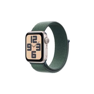 Apple Watch SE GPS 40mm - Starlight Aluminium Case with Lake Green Sport Loop