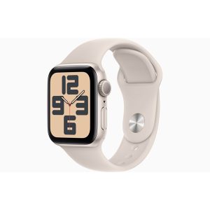 Apple Watch SE GPS 40mm - Starlight Aluminium Case with Starlight Sport Band - M/L