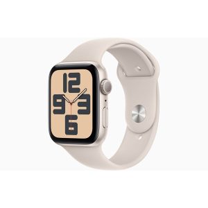 Apple Watch SE GPS 44mm - Starlight Aluminium Case with Starlight Sport Band - M/L