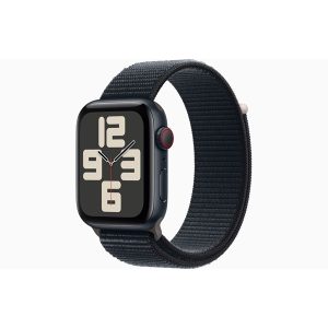 Apple Watch SE GPS + Cellular 44mm - Midnight Aluminium Case with Midnight Sport Loop